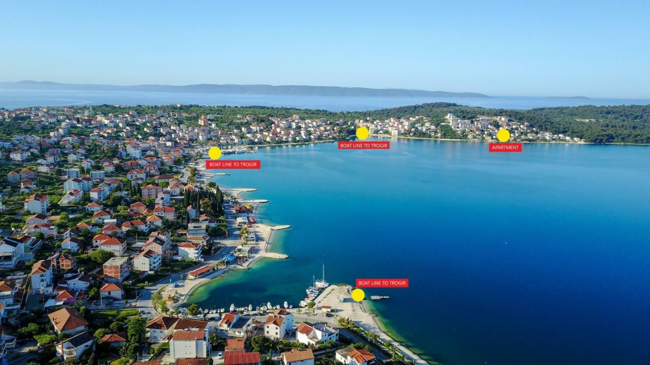 Apartment "On The Beach" Trogir Exterior foto
